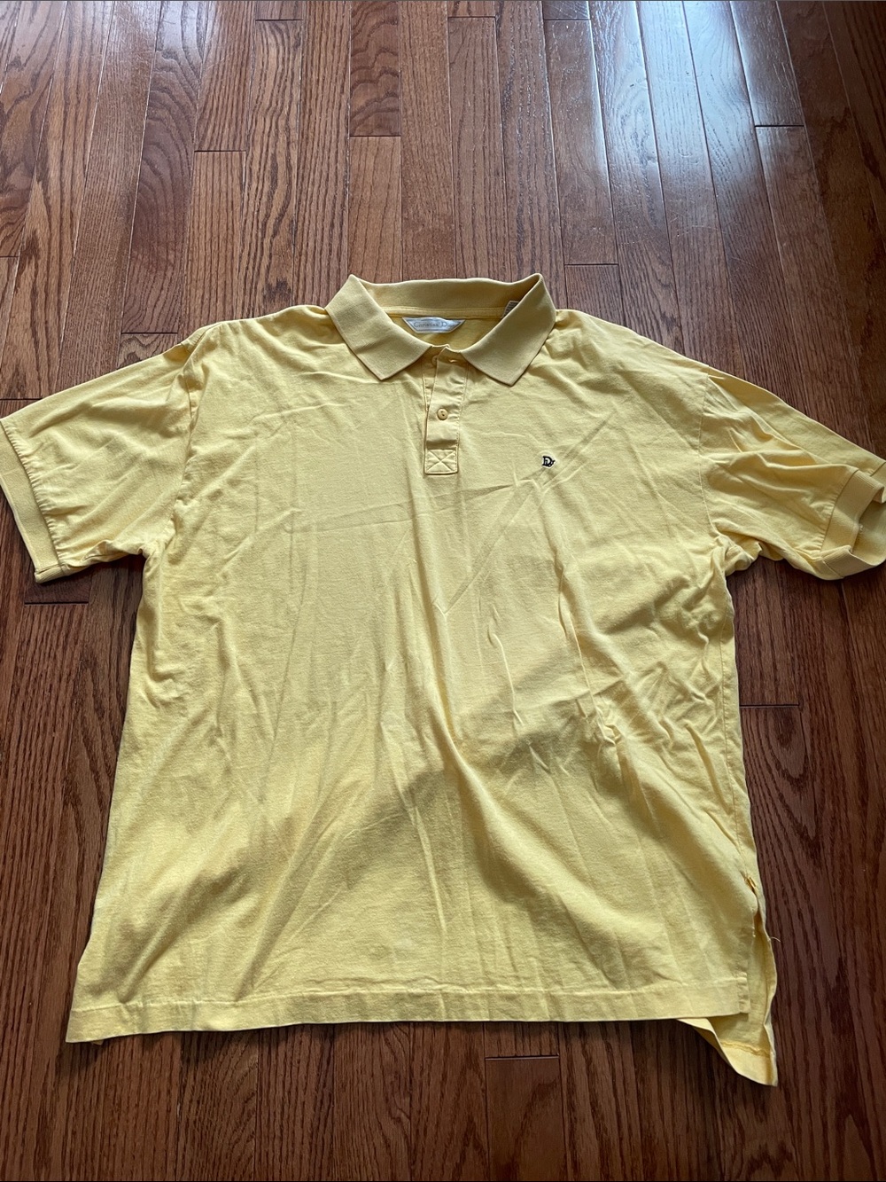 Christian Dior Yellow Polo Men’s Sz XL
